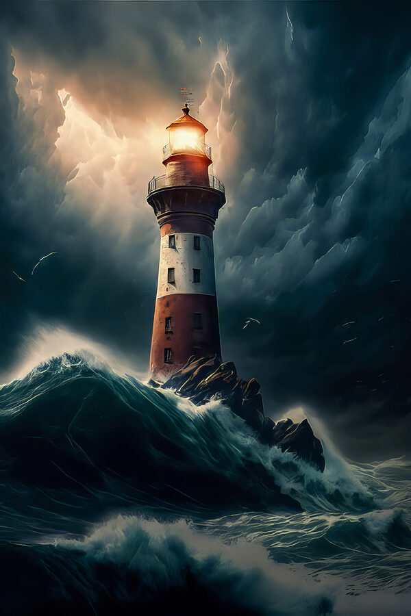 Phare dans l'océan Phare dans l'océan