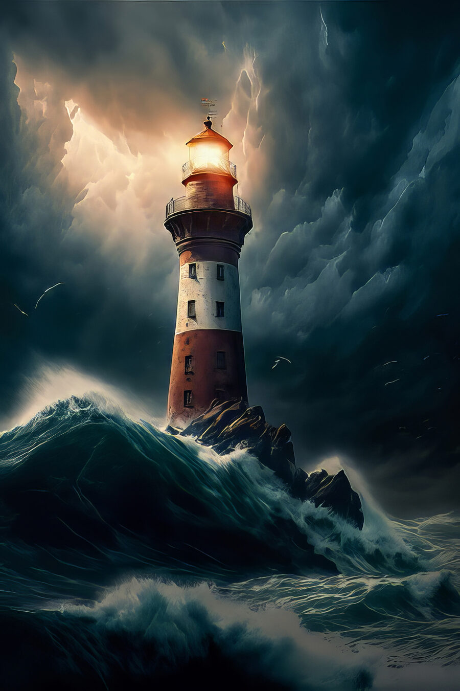 Phare dans l'océan Phare dans l'océan