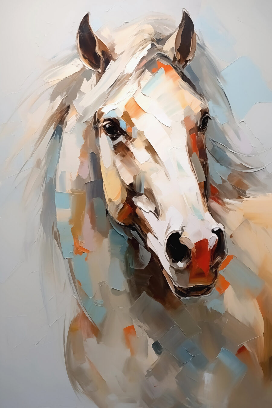 Peinture d'un cheval