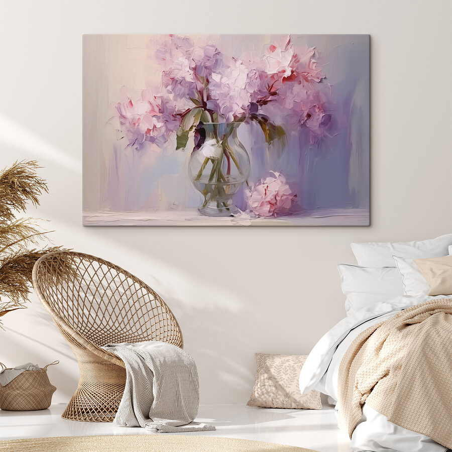 Peinture de fleurs dans un vase Peinture de fleurs dans un vase