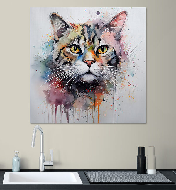 Peinture d'un chat Peinture d'un chat