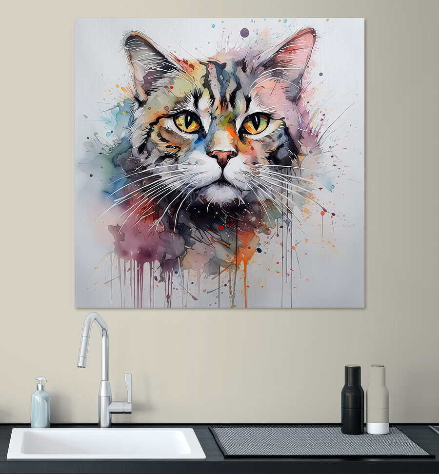 Peinture d'un chat Peinture d'un chat