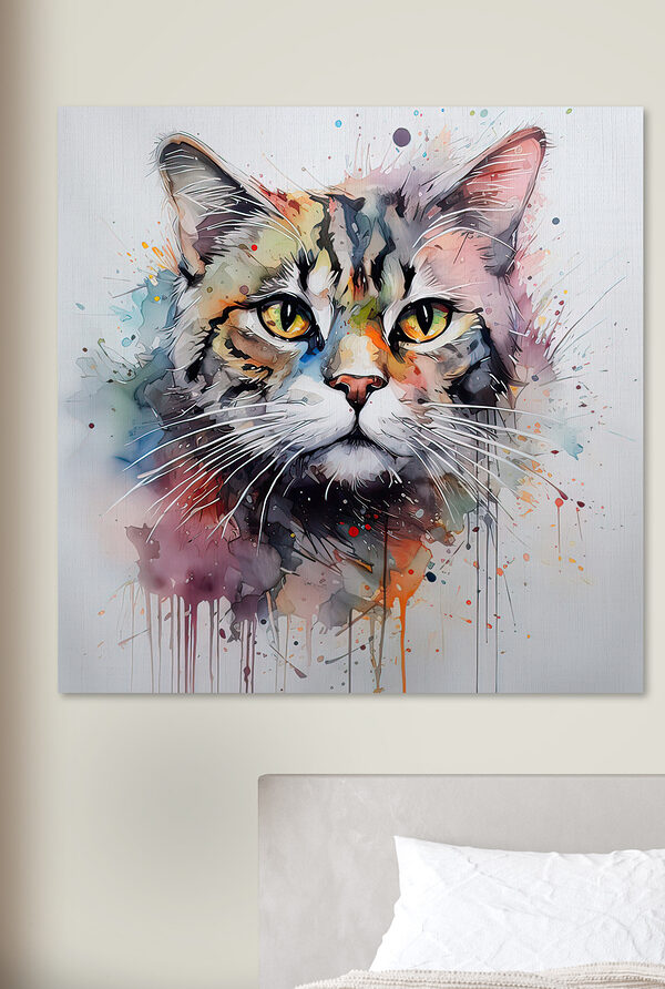Peinture d'un chat Peinture d'un chat