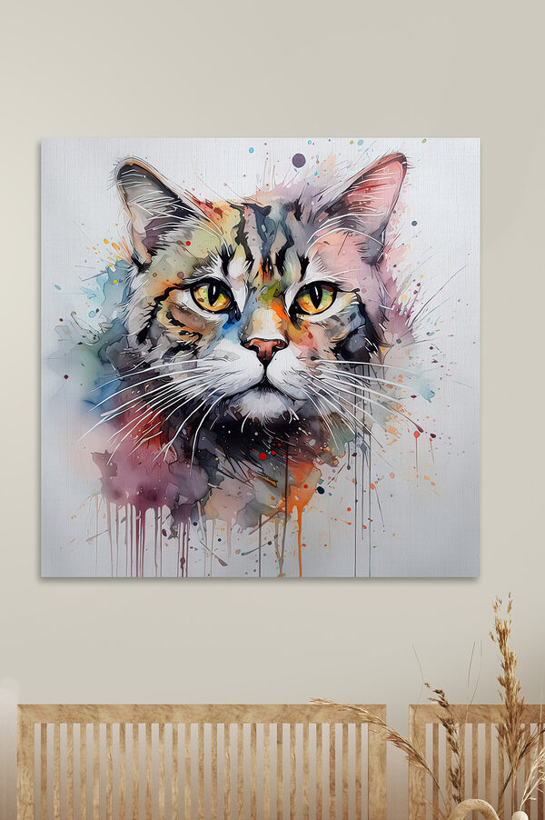 Peinture d'un chat Peinture d'un chat