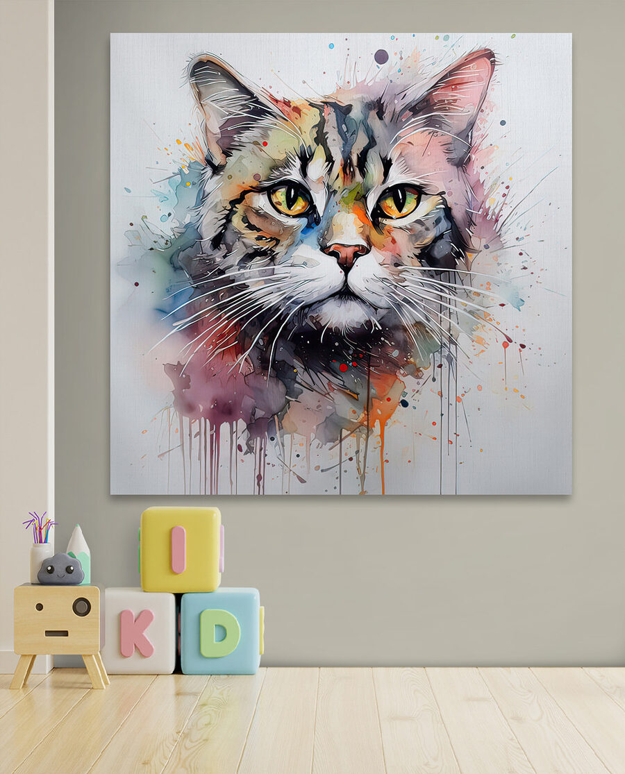 Peinture d'un chat Peinture d'un chat