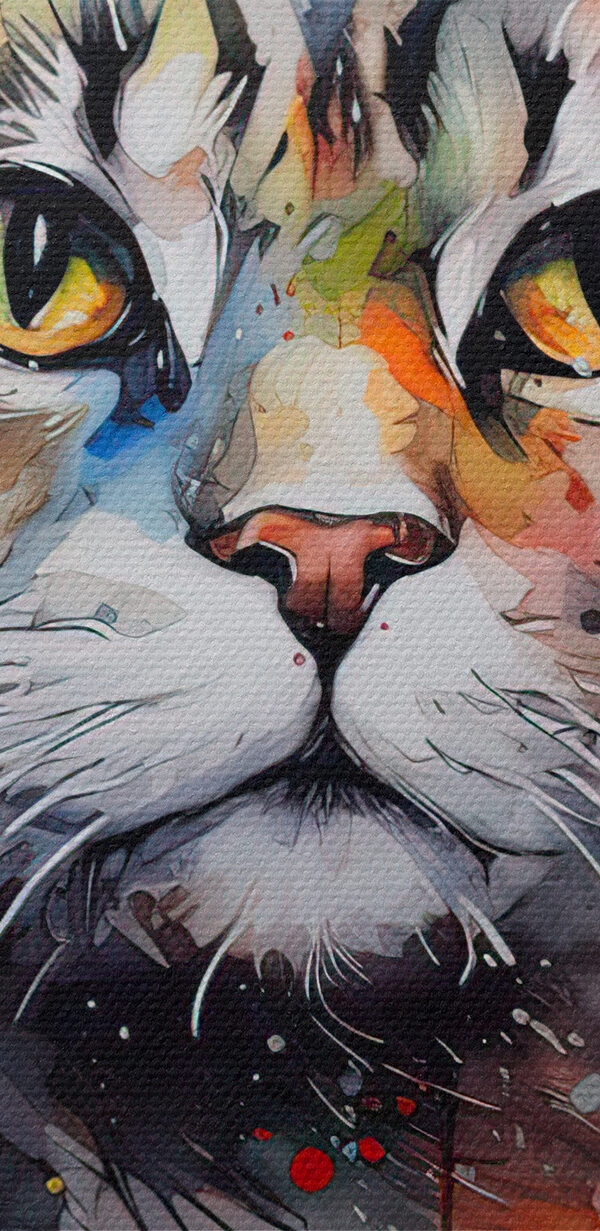 Peinture d'un chat Peinture d'un chat