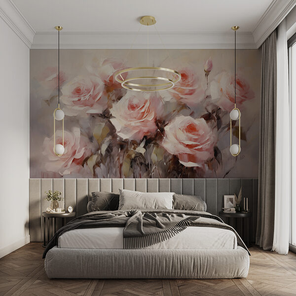 Peinture de roses roses Peinture de roses roses