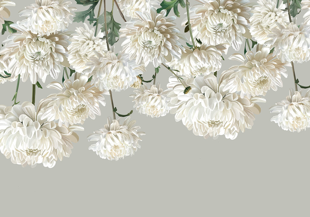 Groupe de fleurs blanches Groupe de fleurs blanches