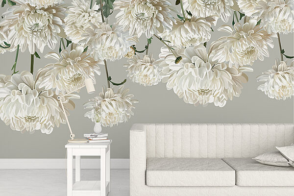 Groupe de fleurs blanches Groupe de fleurs blanches