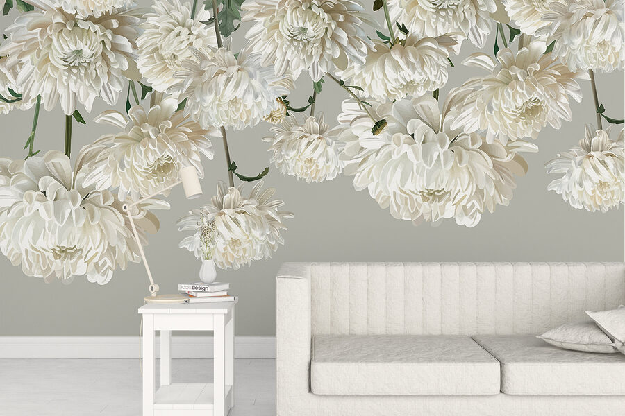 Groupe de fleurs blanches Groupe de fleurs blanches