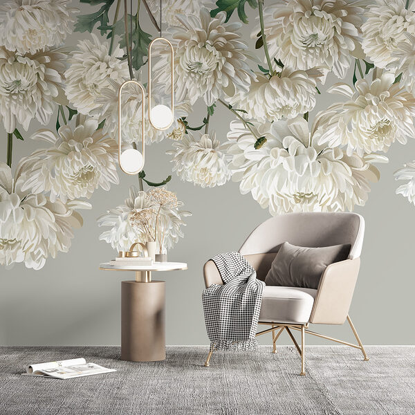 Groupe de fleurs blanches Groupe de fleurs blanches