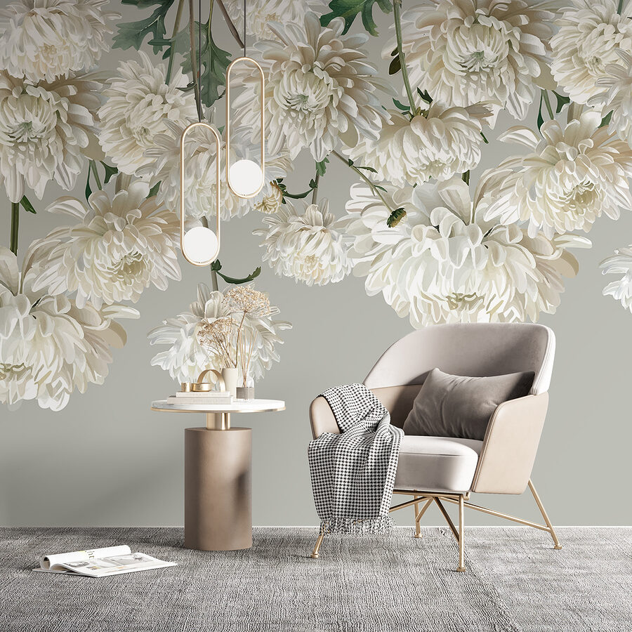 Groupe de fleurs blanches Groupe de fleurs blanches