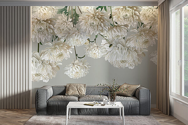 Groupe de fleurs blanches Groupe de fleurs blanches