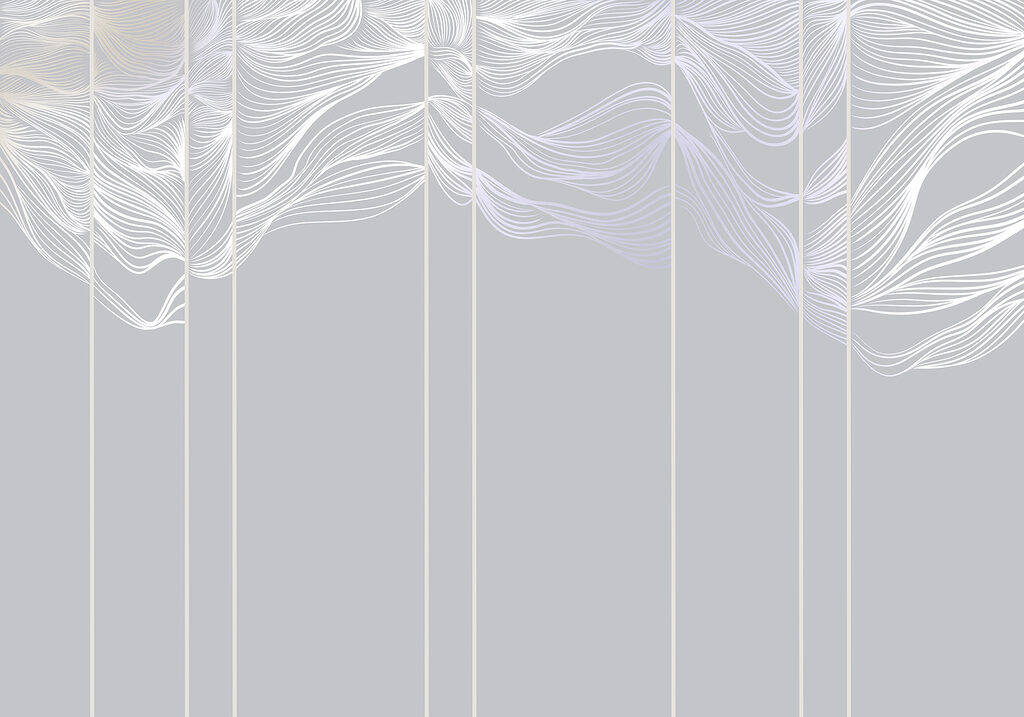 Dessin au trait blanc et violet Dessin au trait blanc et violet