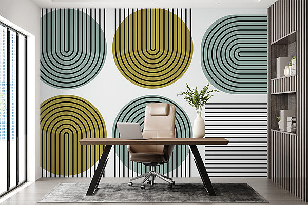 Groupe de cercles avec des lignes différentes Groupe de cercles avec des lignes différentes