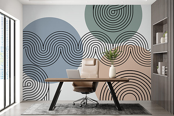 Lignes et cercles noirs Lignes et cercles noirs