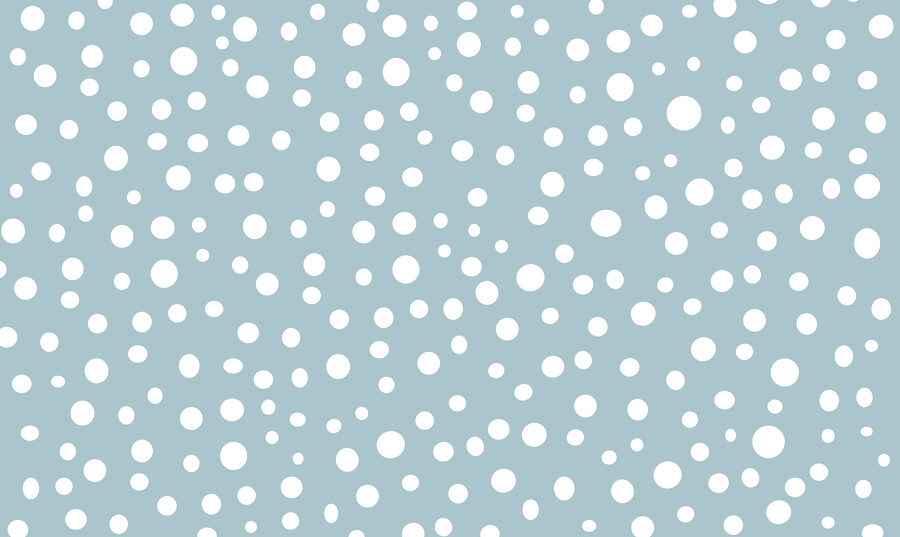 Motif à pois bleu et blanc