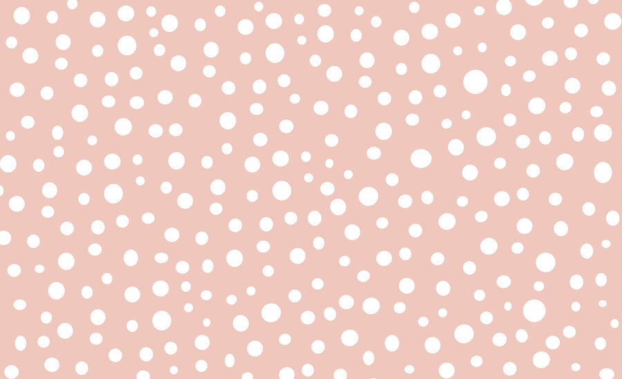 Motif à pois rose et blanc