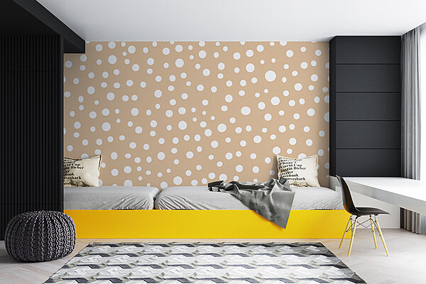 Points blancs sur fond rose Points blancs sur fond rose