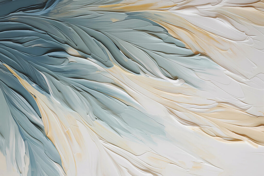 Gros plan sur une peinture Gros plan sur une peinture