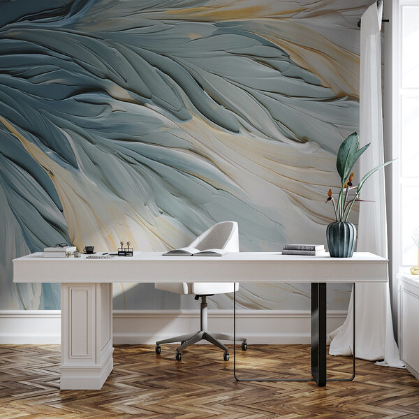 Gros plan sur une peinture Gros plan sur une peinture