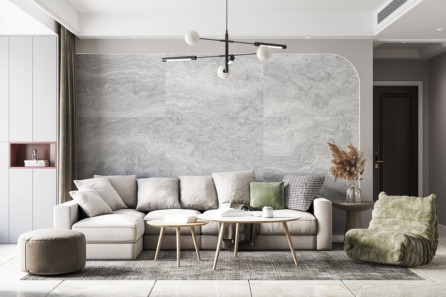 Fond élégant de texture de marbre gris.