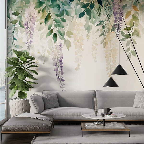 Peinture de fleurs et de feuilles Peinture de fleurs et de feuilles