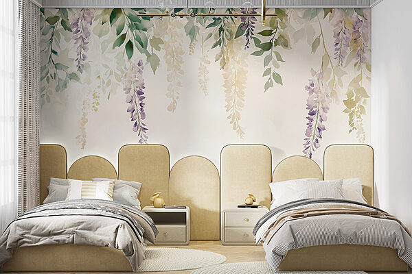 Peinture de fleurs et de feuilles Peinture de fleurs et de feuilles