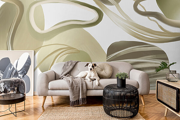 Gros plan sur une peinture Gros plan sur une peinture
