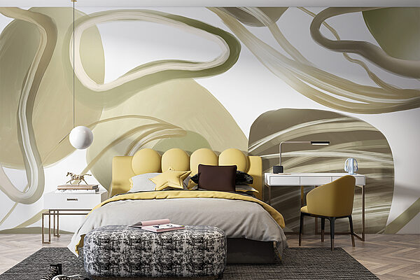 Gros plan sur une peinture Gros plan sur une peinture
