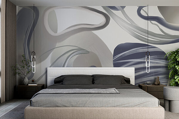 Gros plan sur une peinture Gros plan sur une peinture
