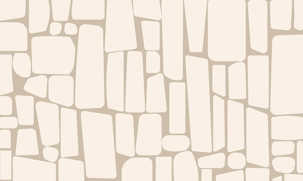 Rectangle blanc et beige Rectangle blanc et beige