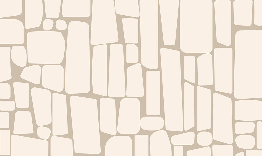 Rectangle blanc et beige Rectangle blanc et beige