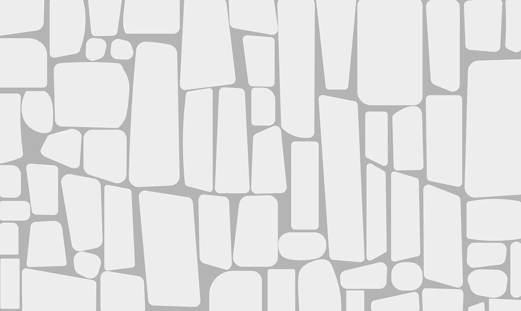 White rectangular shapes on a gray background