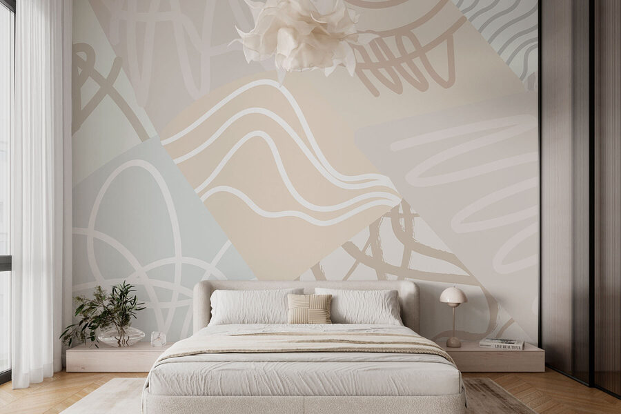 Motifs de lignes et de formes