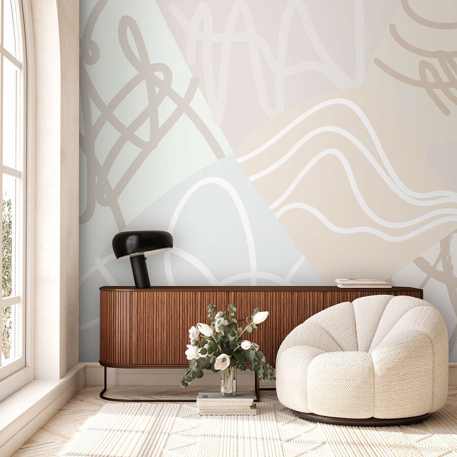 Motifs de lignes et de formes