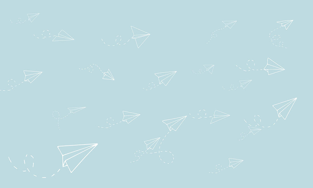 Groupe d'avions en papier Groupe d'avions en papier