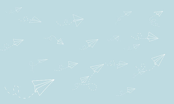 Groupe d'avions en papier Groupe d'avions en papier