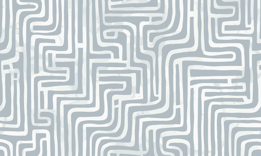 Labyrinthe blanc et gris Labyrinthe blanc et gris