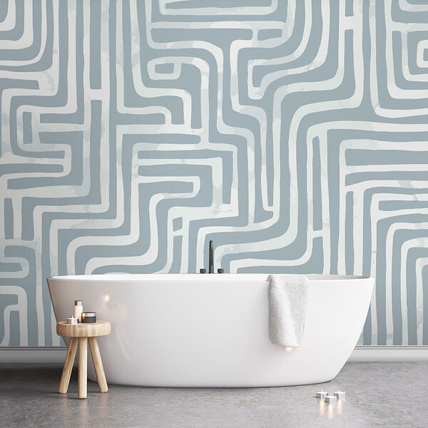 Labyrinthe blanc et gris Labyrinthe blanc et gris