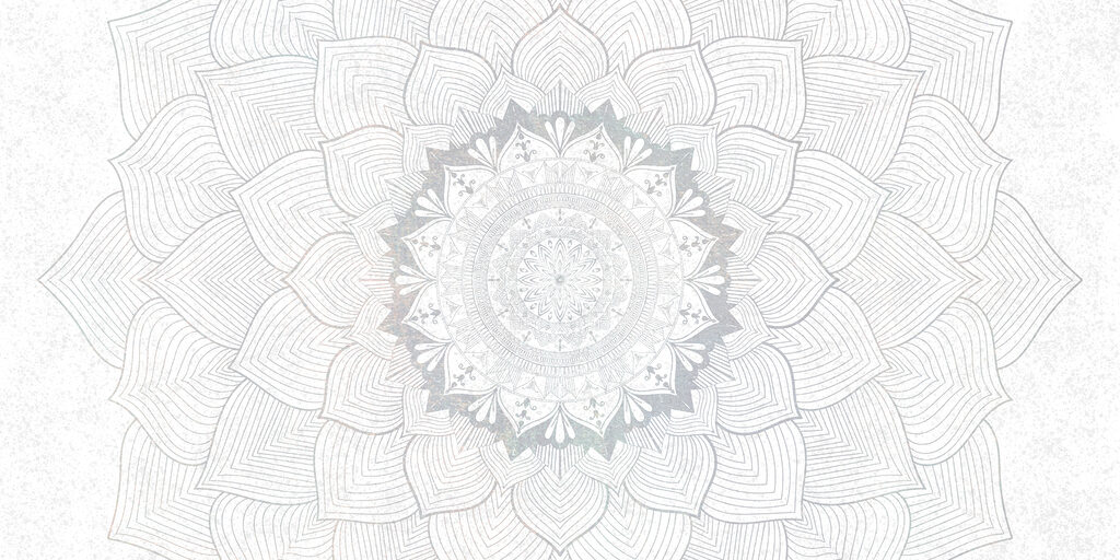 Mandala blanc et gris Mandala blanc et gris