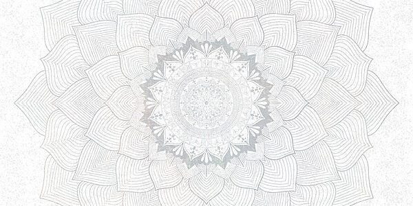 Mandala blanc et gris Mandala blanc et gris