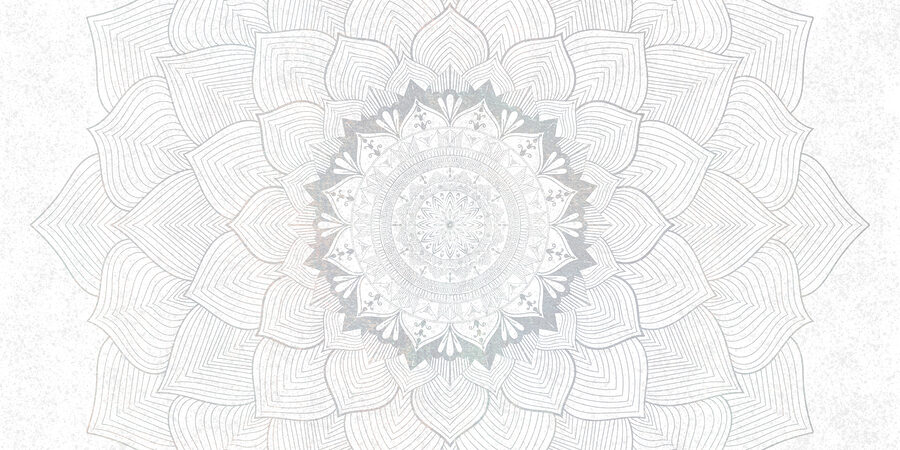 Mandala blanc et gris Mandala blanc et gris