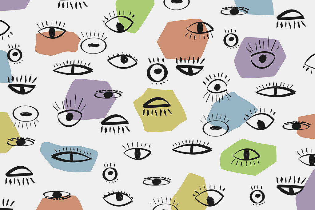 Modèle d'yeux de couleur différente Modèle d'yeux de couleur différente