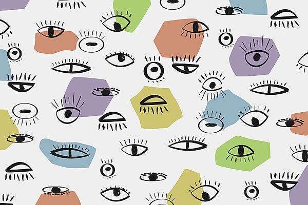 Modèle d'yeux de couleur différente Modèle d'yeux de couleur différente