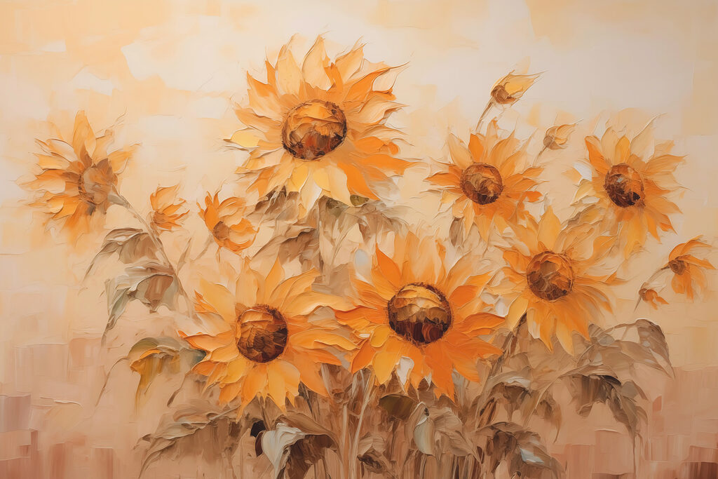 Peinture de tournesols Peinture de tournesols