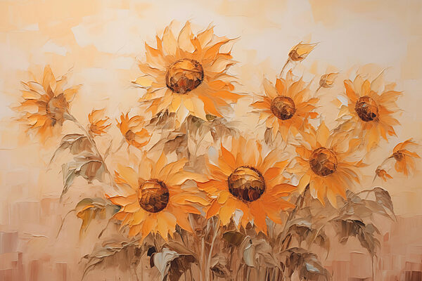 Peinture de tournesols Peinture de tournesols