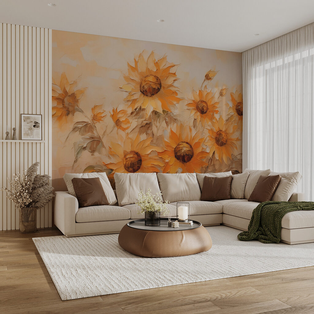 Painting of sunflowers