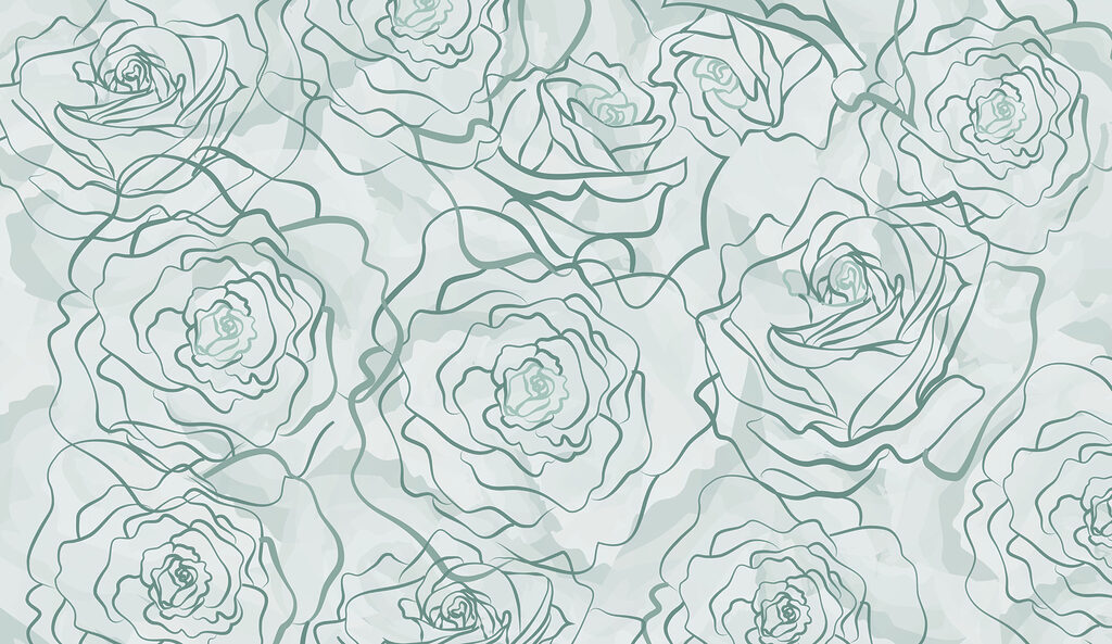 Motif de roses sur fond blanc Motif de roses sur fond blanc