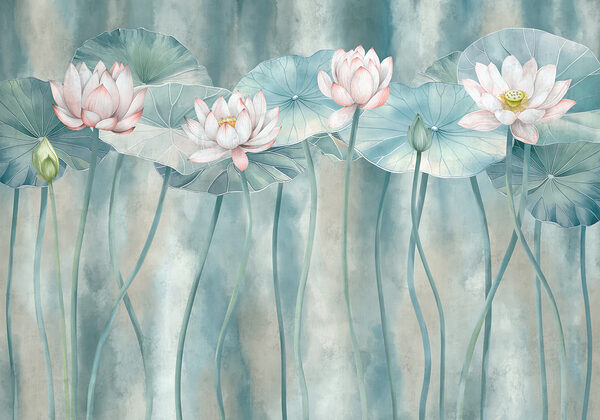 Groupe de fleurs et de feuilles Groupe de fleurs et de feuilles